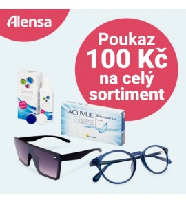 Sleva 100 Kč na veškerý sortiment na Alensa.cz (při nákupu vyšším než 1000 Kč)