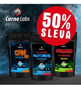 Sleva 50 % na sportovní výživu a doplňky stravy Carne Labs Sleva 50 % na sportovní výživu a doplňky stravy Carne Labs