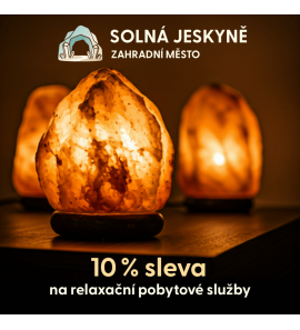 10% sleva na relaxační pobytové služby Solná jeskyně