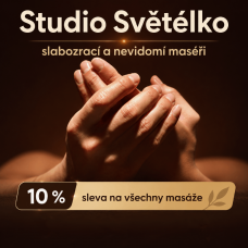 10% sleva na všechny masáže Studio Světélko 10% sleva na všechny masáže Studio Světélko