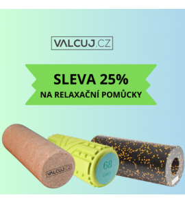 Sleva 25% na masážní válce a pomůcky